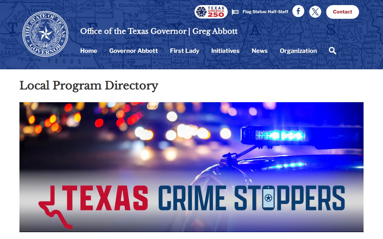 Texas Crime Stoppers tip directory for Mitchell County wanted information